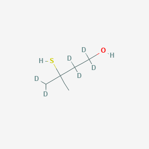 molecular formula C₅H₆D₆OS B1147484 3-Mercapto-3-methylbutanol-d6 CAS No. 162404-35-5