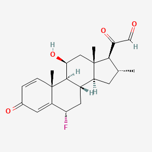 molecular formula C₂₂H₂₇FO₄ B1147514 21-Dehydro Fluocortolone CAS No. 53733-52-1