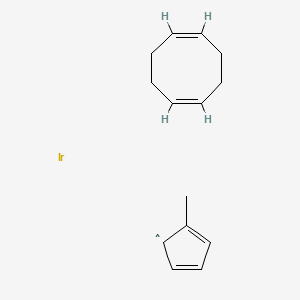 molecular formula C14H19Ir 5* B1147526 (Methylcyclopentadienyl)(1,5-cyclooctadiene)iridium(I) CAS No. 132644-88-3