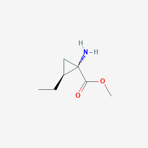 molecular formula C7H13NO2 B1147538 (1S,2S)-Methyl1-amino-2-ethylcyclopropanecarboxylate CAS No. 138457-97-3