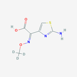 2-Amino-alpha-(methoxyimino)-4-thiazoleacetic Acid-d3