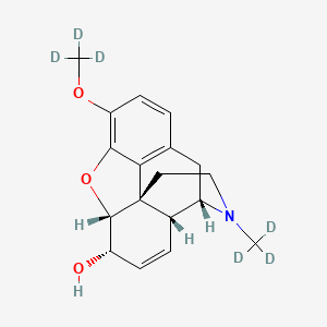 molecular formula C₁₈H₁₅D₆NO₃ B1147560 Codeine-d6 CAS No. 1007844-34-9