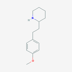 molecular formula C14H21NO B11475721 2-[2-(4-Methoxyphenyl)ethyl]piperidine CAS No. 383128-45-8