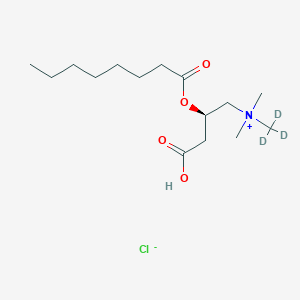molecular formula C15H30ClNO4 B1147581 Octanoyl L-Carnitine-d3 Chloride 