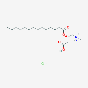 molecular formula C21H42ClNO4 B1147582 Myristoyl-L-carnitine chloride 