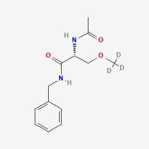 molecular formula C₁₃H₁₅D₃N₂O₃ B1147600 Lacosamide-d3 CAS No. 1217689-95-6