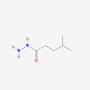 molecular formula C6H14N2O B114762 4-Methylpentanehydrazide CAS No. 140157-44-4