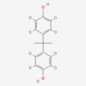 molecular formula C₁₅H₈D₈O₂ B1147627 Bisphenol A-d8 CAS No. 92739-58-7