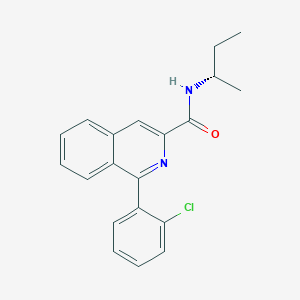 molecular formula C20H19ClN2O B1147641 N-[(2S)-butan-2-yl]-1-(2-chlorophenyl)isoquinoline-3-carboxamide 
