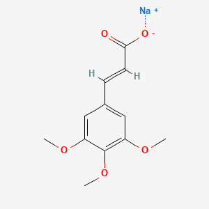 molecular formula C12H13NaO5 B1147647 Sodium 3,4,5-Trimethoxycinnamate CAS No. 127427-04-7