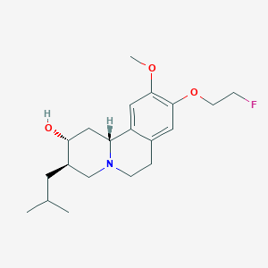 B1147653 (2r,3r,11Br)-9-(2-fluoroethoxy)-3-isobutyl-10-methoxy-2,3,4,6,7,11b-hexahydro-1h-pyrido[2,1-a]isoquinolin-2-ol CAS No. 937245-41-5