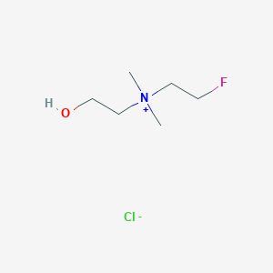 molecular formula C6H15ClFNO B1147661 Fluoroethylcholine chloride CAS No. 479407-08-4