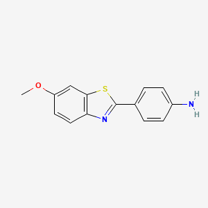 molecular formula C14H12N2OS B1147666 6-MEO-BTA-0 CAS No. 43036-17-5