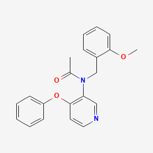 N-(2-methoxybenzyl)-N-(4-phenoxypyridin-3-yl)acetamide