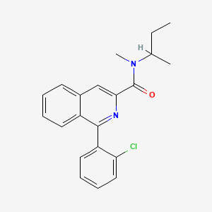 molecular formula C21H21ClN2O B1147675 PK 11195 CAS No. 85340-56-3