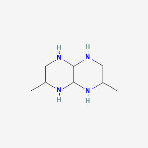 molecular formula C8H18N4 B1147696 2,7-Dimethyldecahydropyrazino[2,3-B]pyrazine CAS No. 133859-63-9