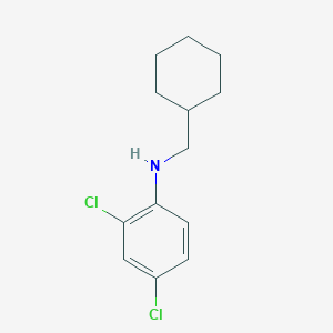 molecular formula C12H15Cl2N B1147703 2,4-Dichloro-N-(cyclohexylmethyl)aniline CAS No. 132666-31-0