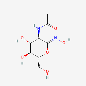 N-[(2Z,3R,4R,5S,6R)-4,5-dihydroxy-2-hydroxyimino-6-(hydroxymethyl)oxan-3-yl]acetamide