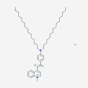 molecular formula C50H81IN2 B1147715 4-(p-Dihexadecylaminostyryl)-N-methylquinolinium iodide CAS No. 135367-81-6