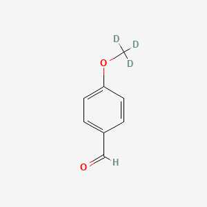 molecular formula C8H8O2 B1147726 4-Methoxy-D3-benzaldehyde CAS No. 342611-04-5