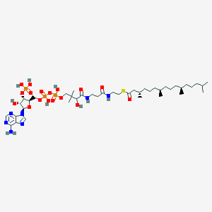 molecular formula C41H74N7O17P3S B114774 phytanoyl-CoA CAS No. 146622-45-9