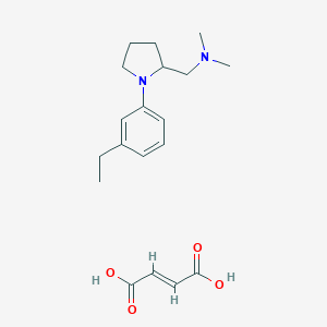 (-)-N,N-Dimethyl-1-(3-ethylphenyl)-2-pyrrolidinemethanamine fumarate