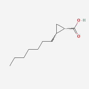 molecular formula C11H20O2 B1147758 2-Heptylcyclopropanecarboxylic acid, cis- CAS No. 697290-76-9
