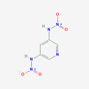 molecular formula C5H5N5O4 B114776 N-(5-Nitramidopyridin-3-yl)nitramide CAS No. 142204-87-3