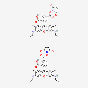 molecular formula C31H29N3O7 B1147781 5(6)-CR6G NHS Ester CAS No. 349672-89-5