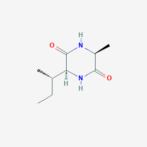 (3S,6S)-3-(Butan-2-yl)-6-methylpiperazine-2,5-dione