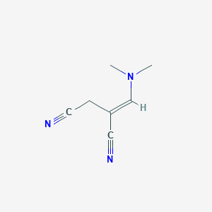 molecular formula C7H9N3 B1147809 (2E)-2-[(Dimethylamino)methylene]succinonitrile CAS No. 139768-34-6