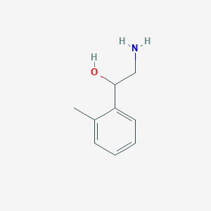molecular formula C9H13NO B1147865 2-Amino-1-(2-methylphenyl)ethanol CAS No. 133562-34-2
