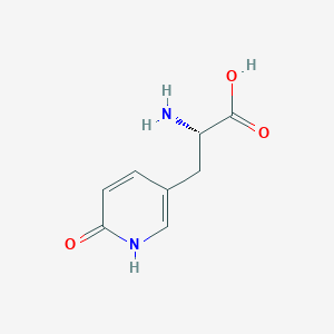 molecular formula C8H10N2O3 B114787 (2S)-2-amino-3-(6-oxo-1H-pyridin-3-yl)propanoic Acid CAS No. 140681-92-1