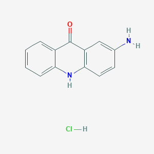 molecular formula C13H11ClN2O B1147931 2-Aminoacridin-9(10H)-one hydrochloride CAS No. 727388-68-3