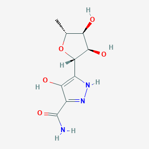 molecular formula C9H13N3O5 B114794 5'-Deoxypyrazofurin CAS No. 143645-19-6