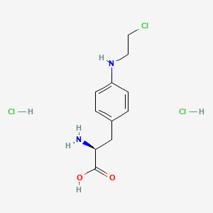 (S)-2-Amino-3-(4-((2-chloroethyl)amino)phenyl)propanoic acid dihydrochloride