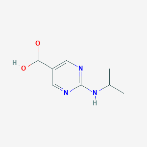 molecular formula C8H11N3O2 B114796 2-(异丙氨基)嘧啶-5-羧酸 CAS No. 148741-64-4