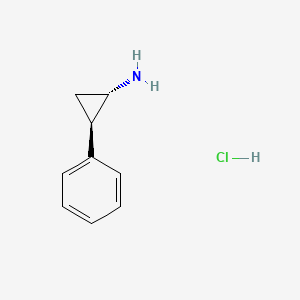 molecular formula C9H12ClN B1147964 (1S,2R)-Tranylcypromine hydrochloride CAS No. 4548-34-9
