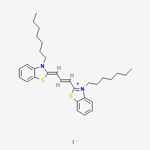 molecular formula C31H41IN2S2 B1147979 3,3'-Diheptylthiacarbocyanine iodide CAS No. 53213-88-0