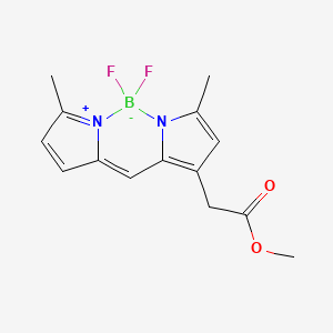 5,5-Difluoro-9-(2-methoxy-2-oxoethyl)-3,7-dimethyl-5H-dipyrrolo[1,2-c:2',1'-f][1,3,2]diazaborinin-4-ium-5-uide