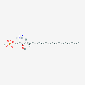 (2S,3R,4E)-2-Azaniumyl-3-hydroxyicos-4-en-1-yl hydrogen phosphate