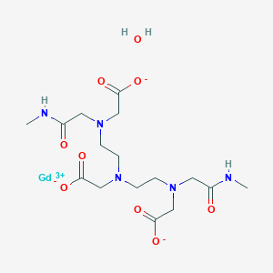 molecular formula C16H28GdN5O9C16H28GdN5O9.xH2O B001148 Gadodiamide CAS No. 122795-43-1