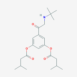 molecular formula C22H33NO5 B114801 Diisovaleryl tert-butalone CAS No. 152504-55-7