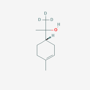 molecular formula C10H15D3O B1148075 1,1,1-trideuterio-2-[(1S)-4-methylcyclohex-3-en-1-yl]propan-2-ol CAS No. 203633-12-9