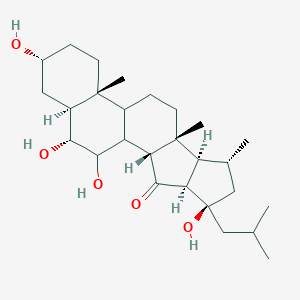 molecular formula C27H44O5 B114808 Xestobergsterol A CAS No. 141272-45-9