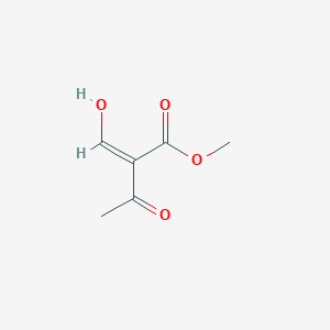 molecular formula C6H8O4 B1148087 methyl (2Z)-2-(hydroxymethylidene)-3-oxobutanoate CAS No. 131607-55-1
