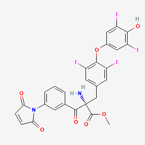 molecular formula C27H18I4N2O7 B1148099 3-Maleimidobenzoylthyroxine methyl ester CAS No. 69343-52-8