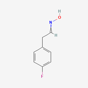 molecular formula C8H8FNO B1148101 N-[2-(4-Fluorophenyl)ethylidene]hydroxylamine CAS No. 137424-94-3