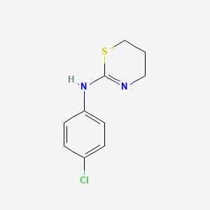N-(4-chlorophenyl)-5,6-dihydro-4H-1,3-thiazin-2-amine