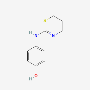 4-(5,6-dihydro-4H-1,3-thiazin-2-ylamino)phenol